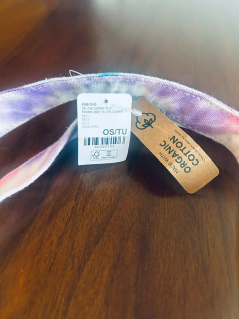 New With Tags!  Roots Canada Tie-Dye Cooper Tote - NWT! - Picture 5 of 10